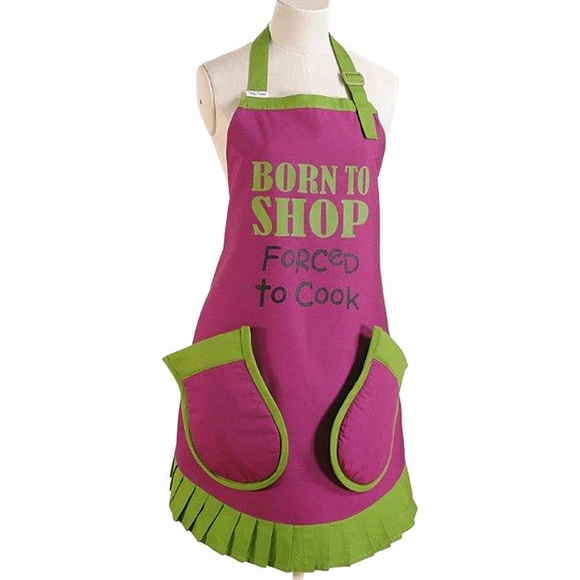 Kitchen Couture Other - Kitchen Couture Apron “Born To Shop”